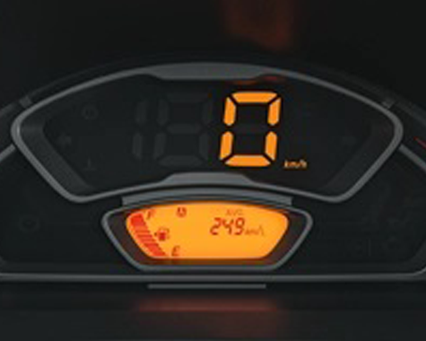 Speedometer with Exciting Digital Speed Display